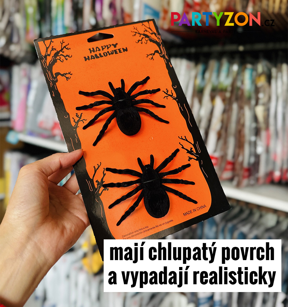 pavouci dekorace halloween vyzdoba